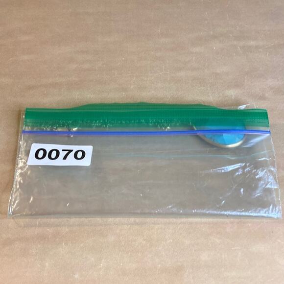 0070 Fossil Brand Teardrop-Shaped Dyed Howlite Faceted Pendant EUC - Picture 6 of 6